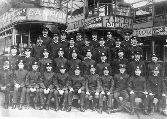 Nottingham Corporation Tramways staff photo