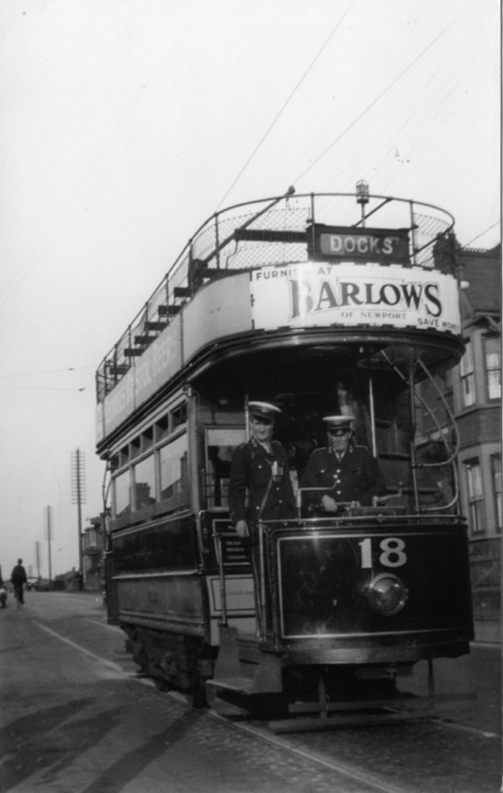 Newport Corporation Trmaways Tram No 18 Caerleon Rd