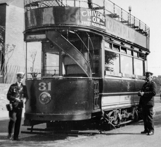 Newport Corporation Tramways Tram No 31 Risca Rd 1934