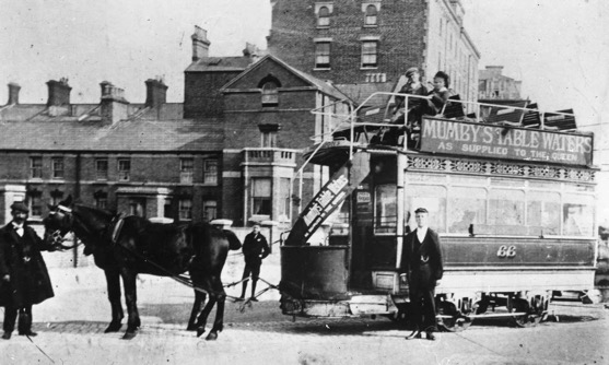 Portsmouth Corporation Horse Tram No 66 circa 1901
