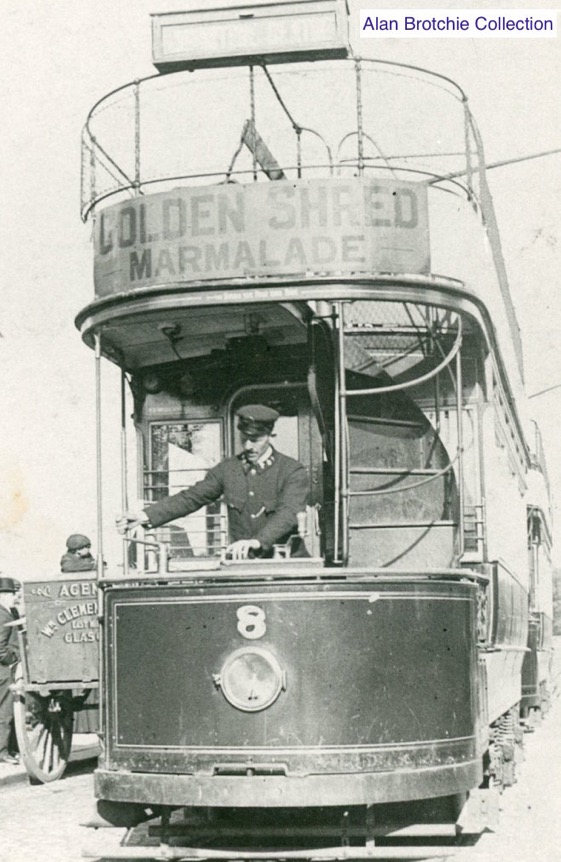 Paisley District Tramways Tram No 8 and driver