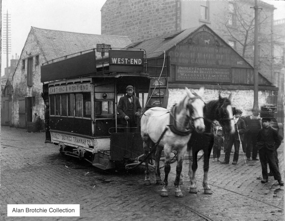 Paisley District Tramways horse tram