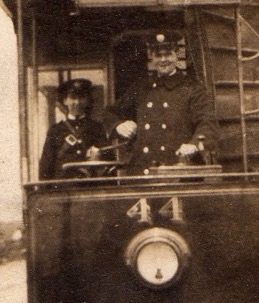 Oldham Tram driver Laurie Kenworthy