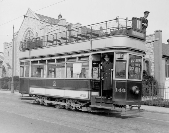 Plymouth Corporation Tramways Tram No 143 in 1938