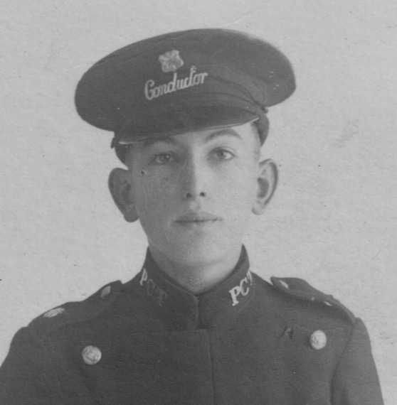Plymouth Corporation Tramways conductor 1920s