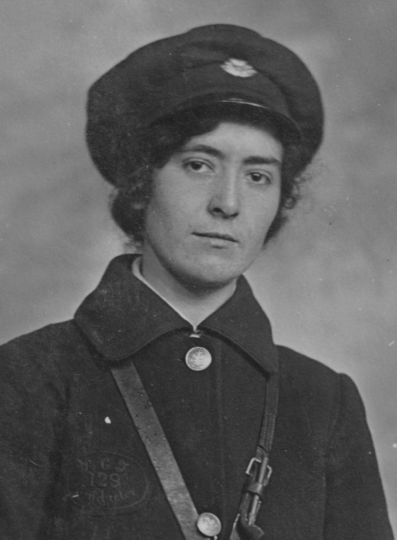 Rotherham Corporation Tramways Great War tram conductress