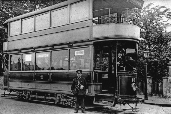 Rotherham Corporation Tramways Tram No 15 Thrybergh