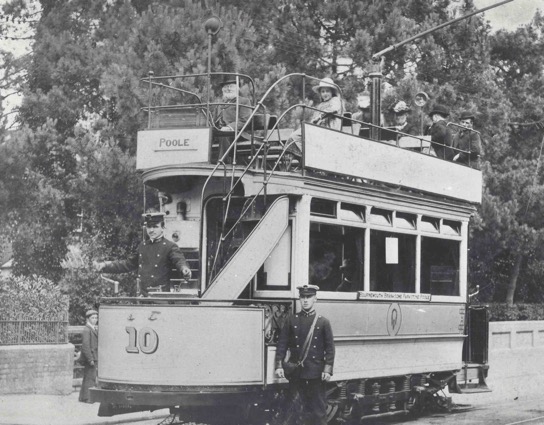 Poole and District Electric Tramway Tram No 10