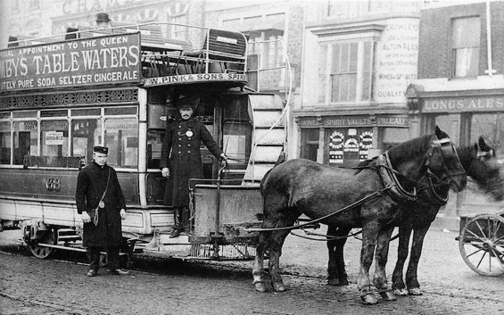 Portsmouth Street Tramways horse tram No 68
