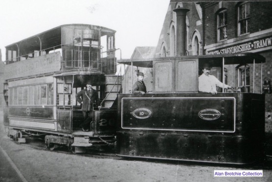 North Staffordshire Tramways Steam Tram No 10