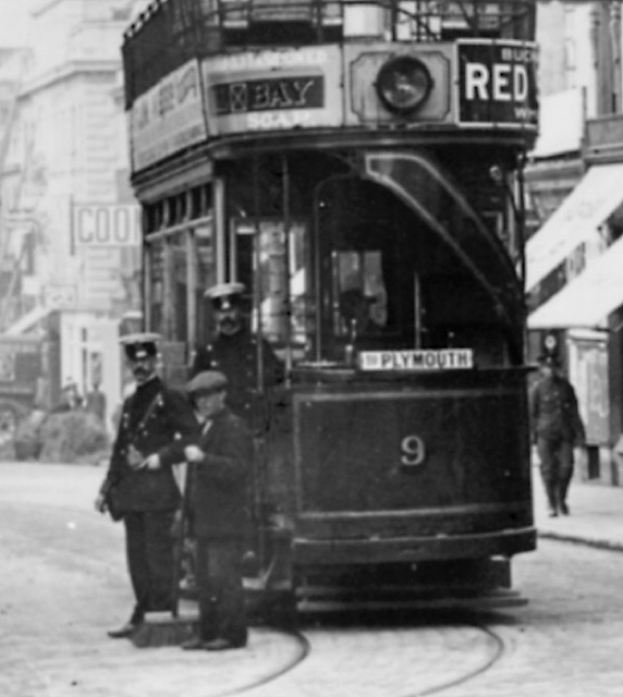 Plymouth, Stonehouse and Devonport Tramways Tramcar No 9