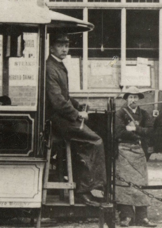 Northampton Street Tramways hiorse tram driver