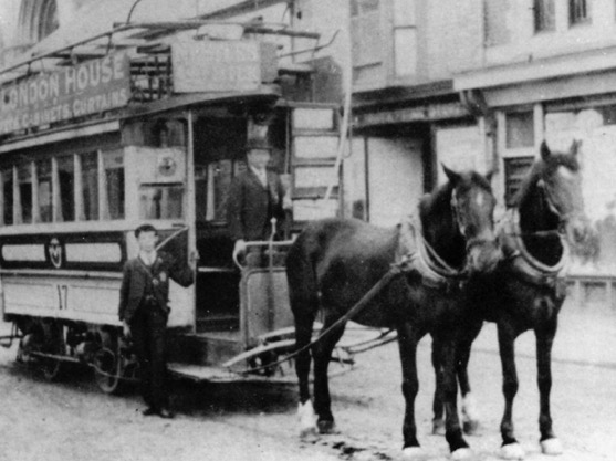 Newport Horse Tramways tram No 17 1902