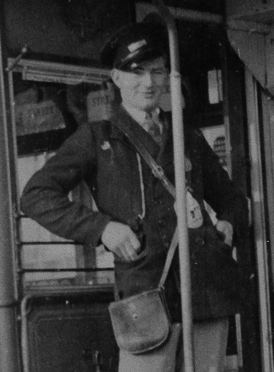 Portsdown and Horndean Light Railway tram conductor 1935