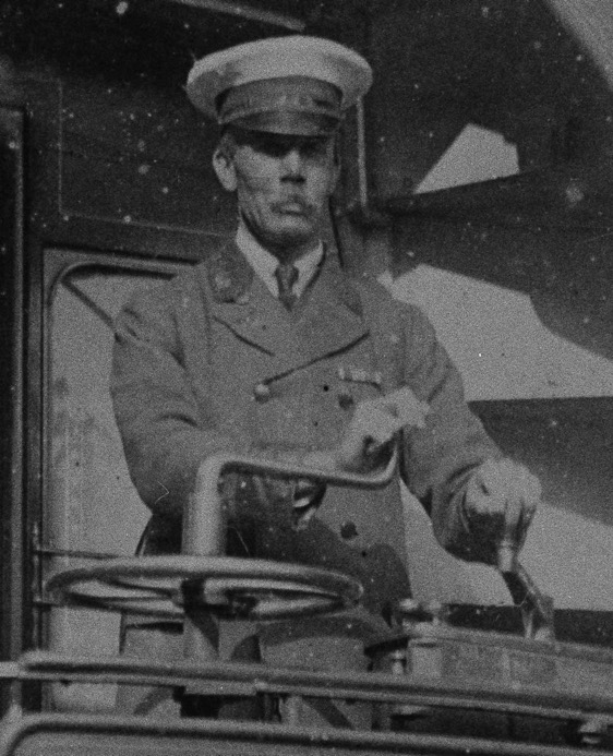 wn and Horndean Light Railway Tram driver Bill Iveston