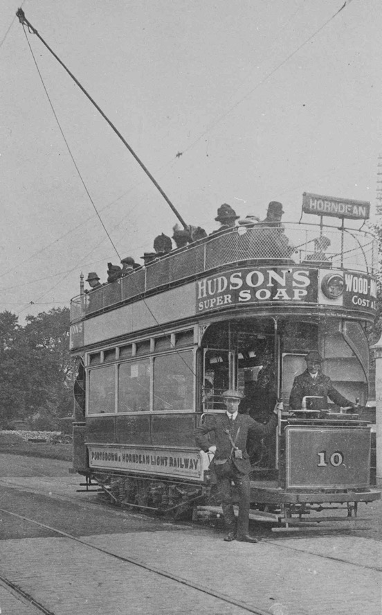 Portsdown and Horndean Light Raiwlay Tram No 10 1903