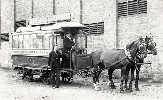 South Shields Tramways and Carriage Company Horse tram No 5