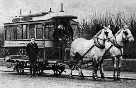 South Shields Tramways and Carriage Company horse tram No 6