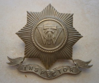 Wallasey Council Tramways inspector cap badge