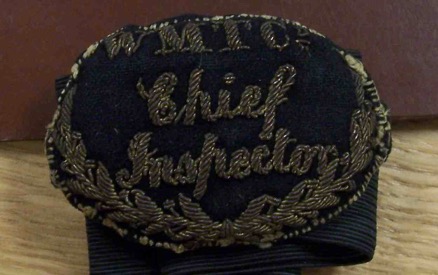 West Metropolitan Tramways Chief Inspector cap badge