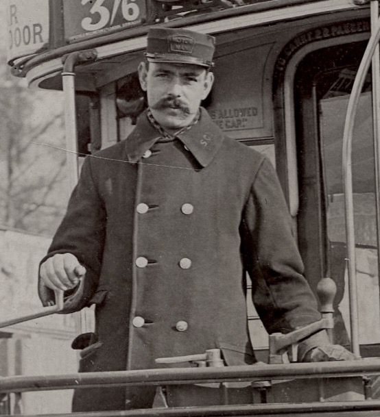 Southmapton Corporation Tramways tram driver motorman Edwardian