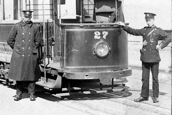 Sunderland Corporation Tramways tram crew