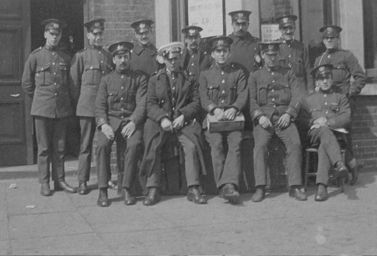 Wigan Corporation Tramways staff early 1920s