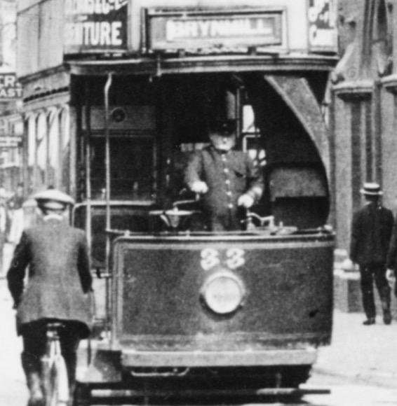 Swansea Tramways Tram No 33 and motorman