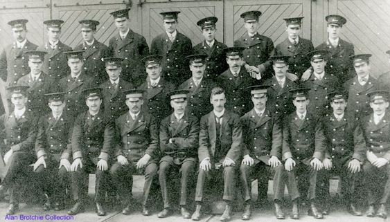 Wemyss and District Tramways staff photo circa 1913