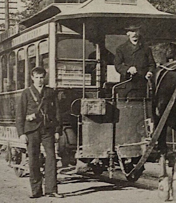 Wirral Tramway Company Tram No 4 circa 1890 in New Chester Road