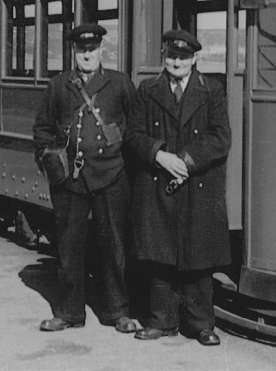 Swansea and Mumbles Railway Tram No 4 with Bill Allsopp and Len Ley Good Friday 1952