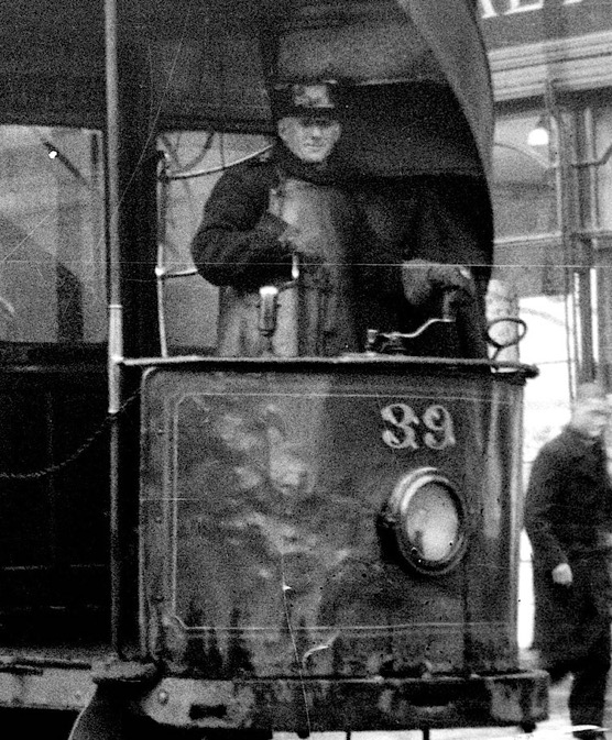 Yorkshire West Riding Electric Tramways Tram No 39 motorman driver