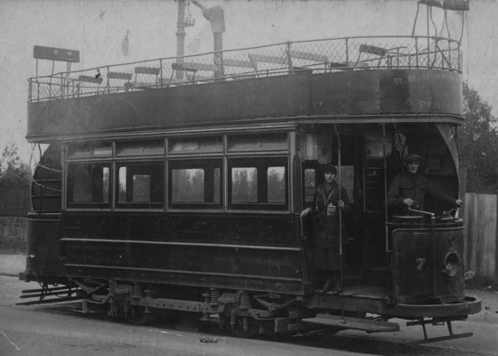 Wrexham District Electric Tramways Tram No 7 1925