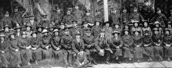 Worcester Electric Tramways staff photo 1918