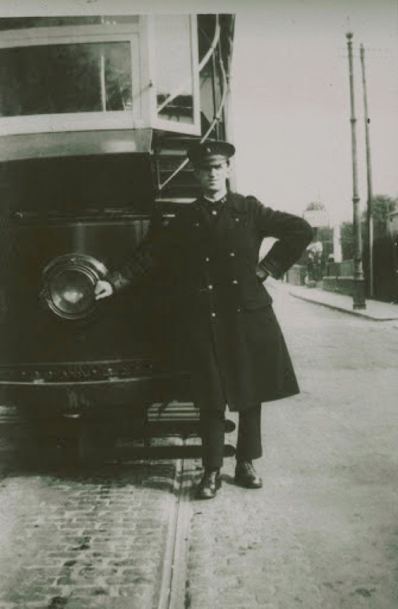 Worcester Electric Tramways motorman