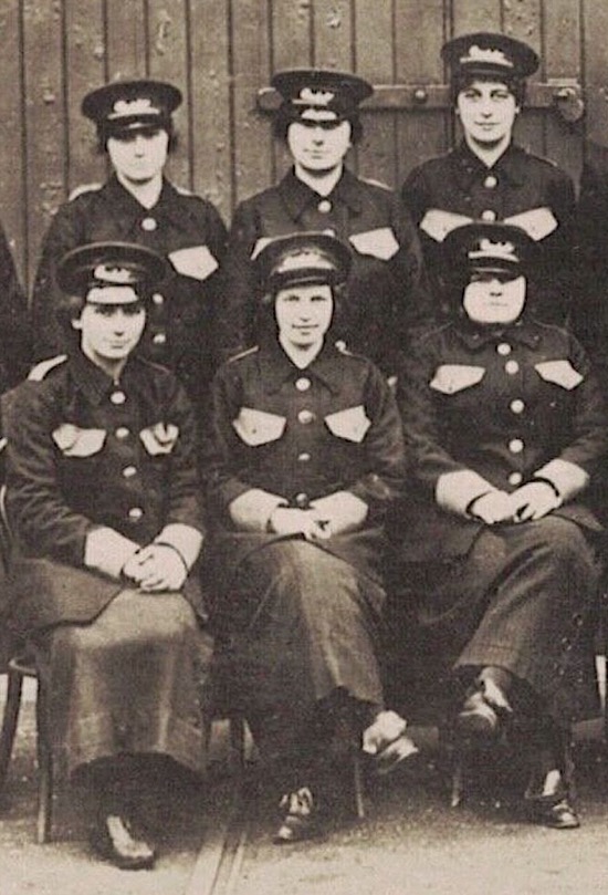 Scarborough Tramways Great War tram conductresses