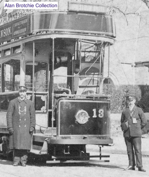 Ayr Corporation Tramways Tram No 13