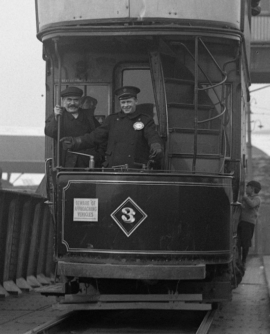Barking Town Tramways Tram No 3 Bascule Bridge 1928