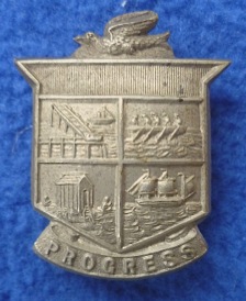 Blackpool Corporation Tramways early period collar badge