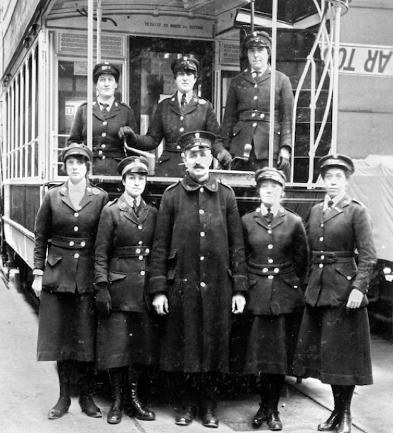 Blackpool Corporation Tramways Great War female staff