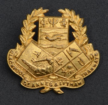 Blackpool St Annes and Lytham Tramways cap badge