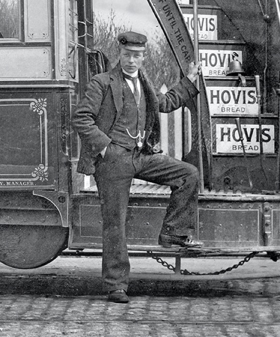 Blackpool St Annes and Lytham gas tram driver