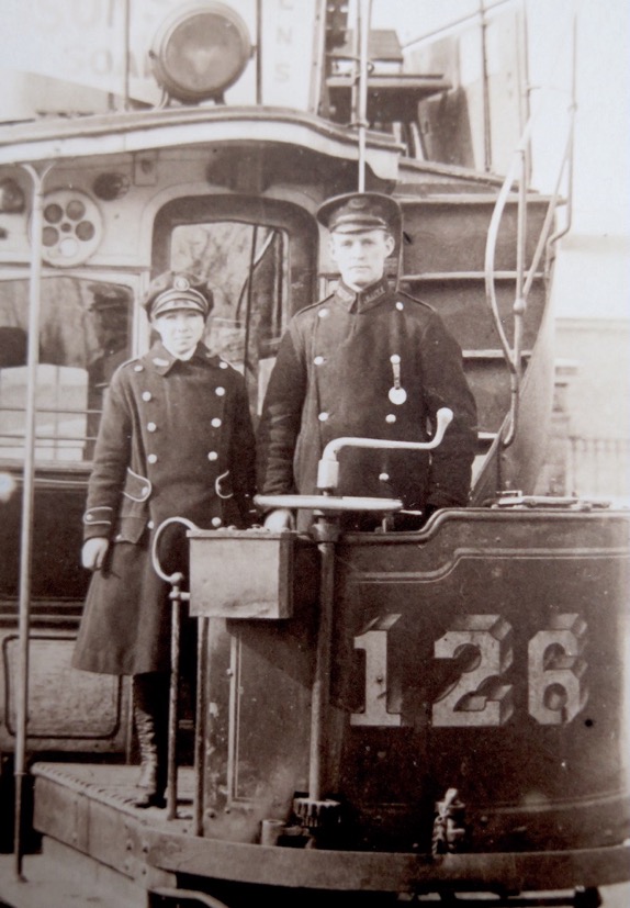 Bristol Tramways Great War tram conductress Tram No 126