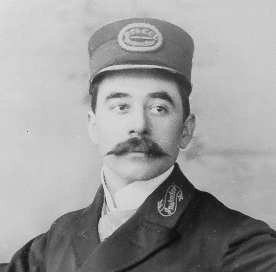 Bristol Tramways and Carriage Company tram inspector William Clement circa 1900