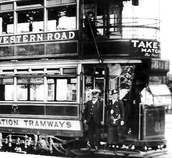 Aberdeen Corporation Tramways Great War crew conductress