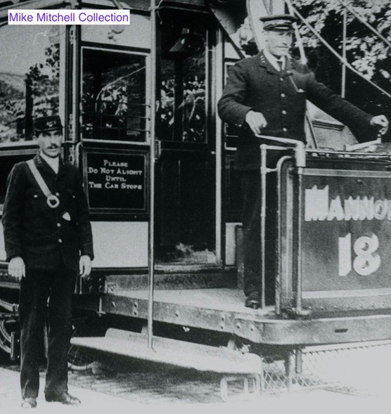 Aberdeen Corporation Tramways crew Tram No 18 1902