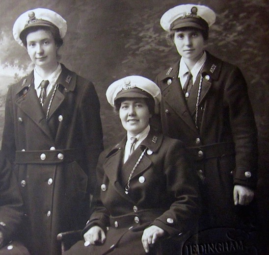Aberdeen Corporation Tramways Great War female motorwomen and conductress
