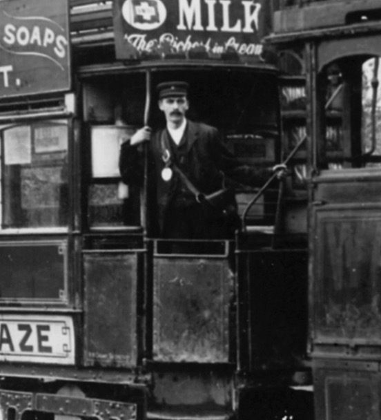 Birmingham and Midland Tramways Steam Tram conductor