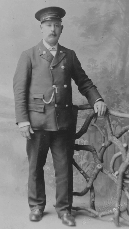 Bath Electric Tramways Limitied tram conductor
