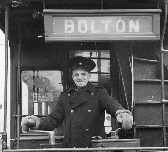 Bolton Corporation Tramways motorman